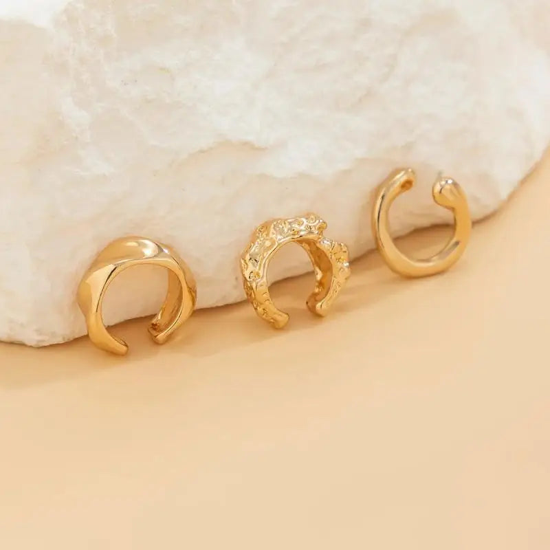 Small Cute Round Ear Clips Earrings for Women Trendy Charms Mini False Earrings Without Pins Accessories Fashion Jewelry Female